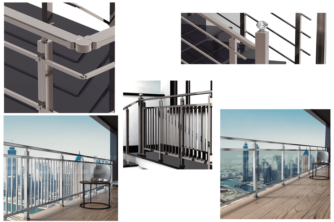 Sistem Balustradă Pătrat