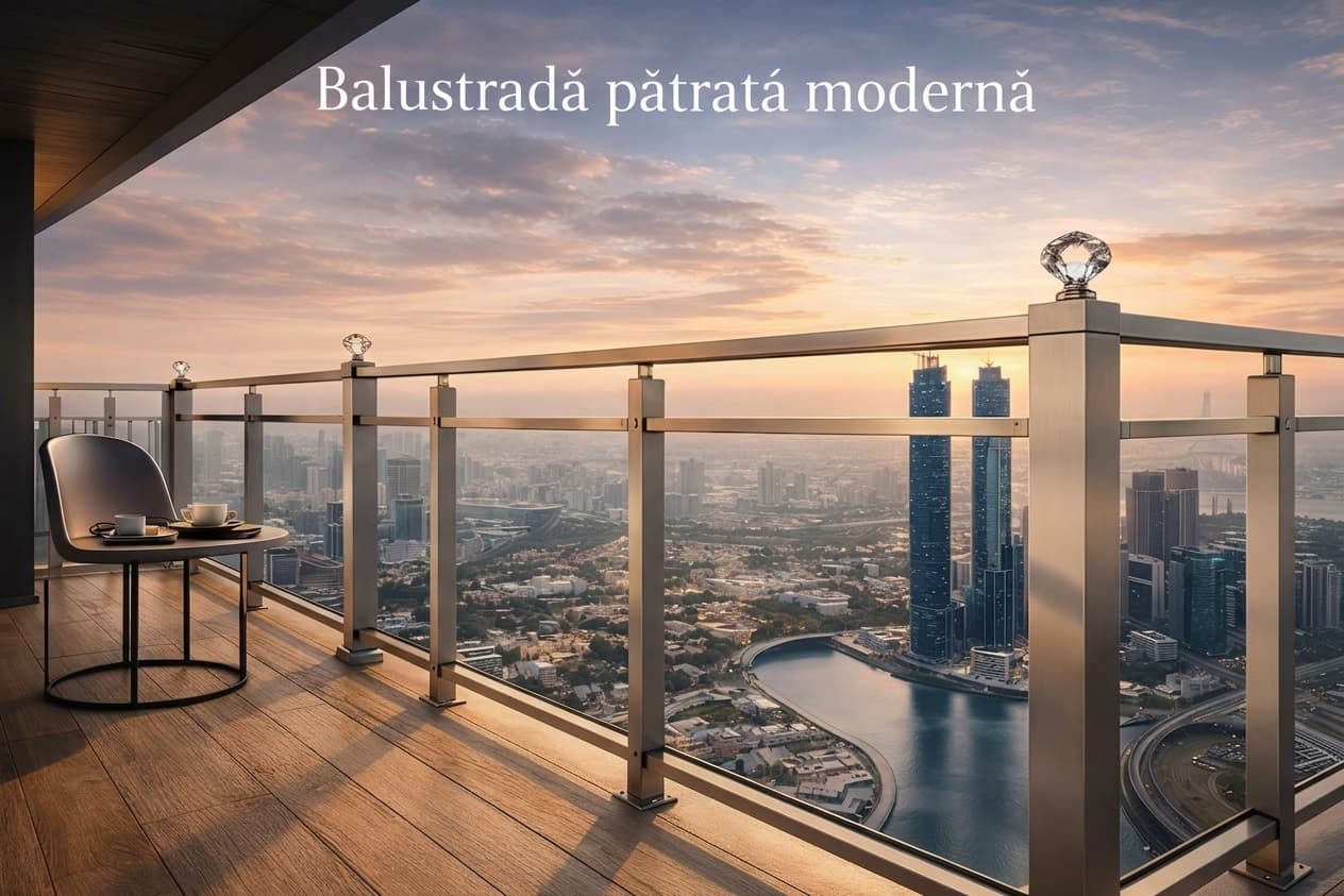 Sistem Balustradă Pătrat