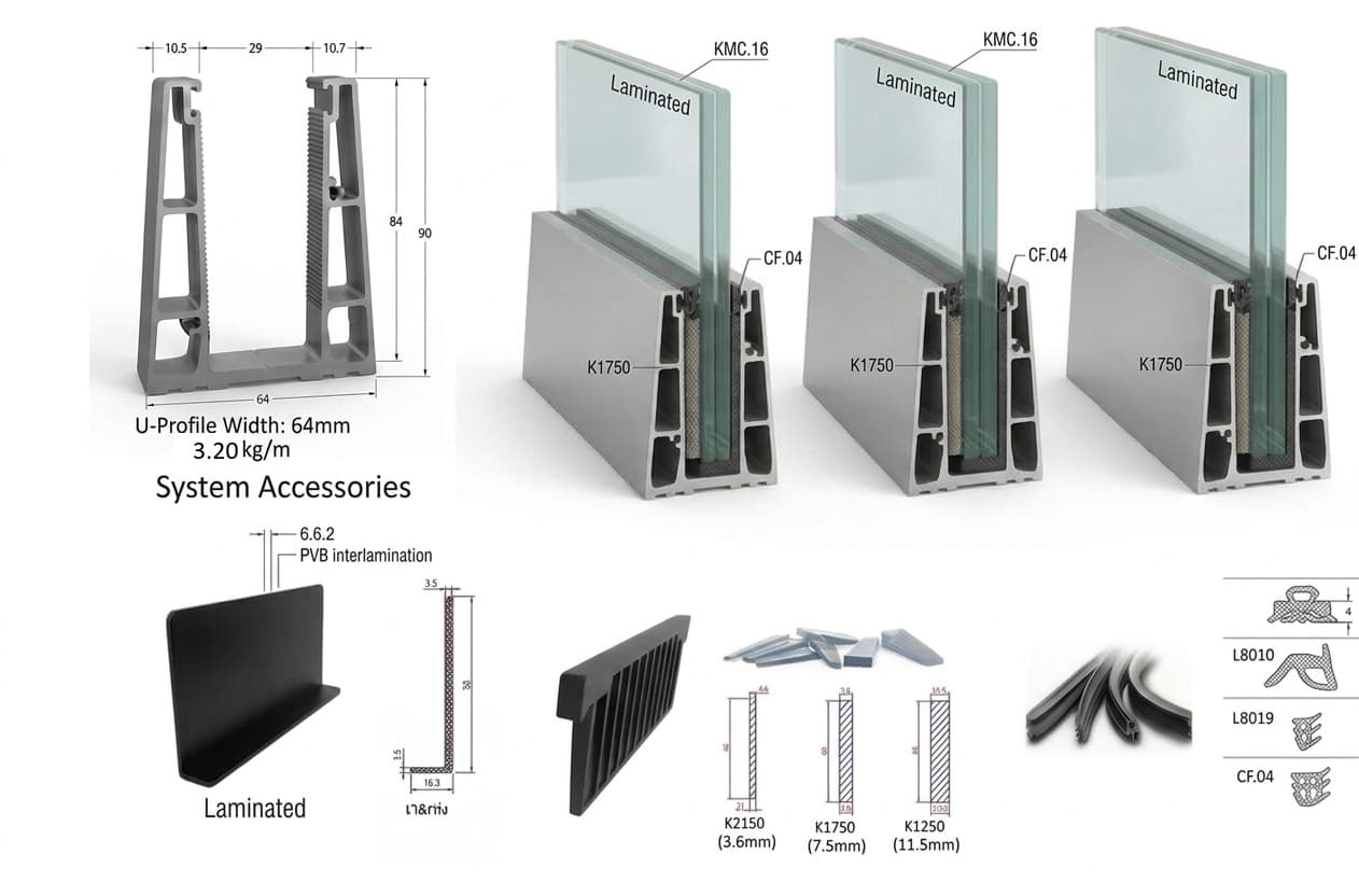 Sistem de balustradă din aluminiu - AKPA M90 Sistem premium - fotografie 1